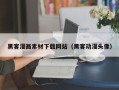 阿里黑客漫画素材下载网站（黑客动漫头像）